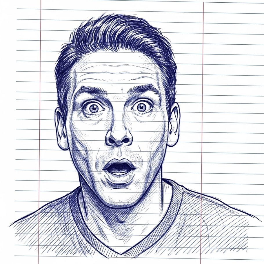 Scratch portrait artwork