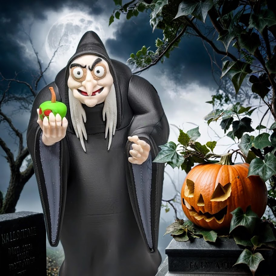 Wicked 3D witch artwork